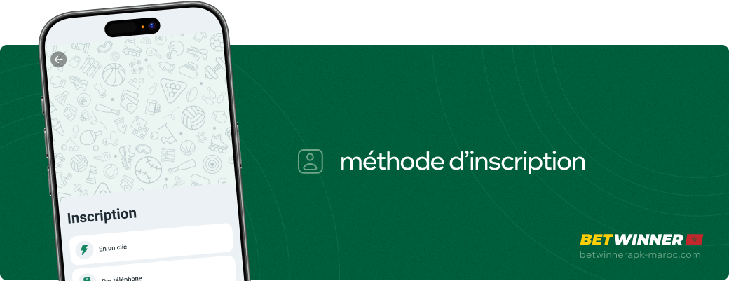 Methode dinscription Betwinner apk Maroc